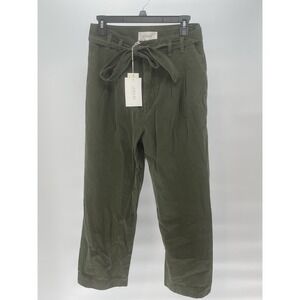 The GREAT. The Statesman Trouser Olive Green Size 27 New with Tags
